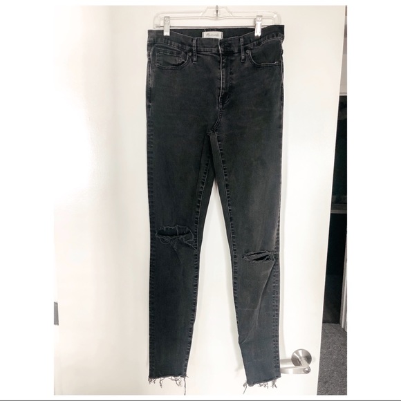 Madewell 9” Mid-Rise Skinny, Black Sea Wash, 30 TL - Picture 2 of 4